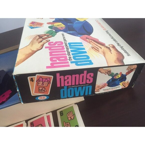 1964 Ideal Hands Down Slam-O-Matic Board Game Vintage Complete Game - Picture 2 of 10